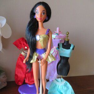 Barbie Princess Jasmine Water Jewel Lot